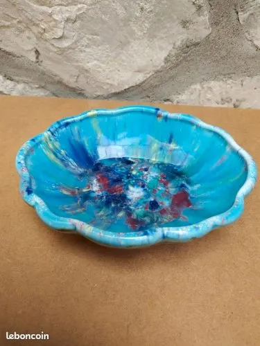 Vide poche design signé des gres du morvan en bel etat (made in chiner )