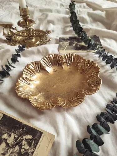 Vide poche en laiton, vintage