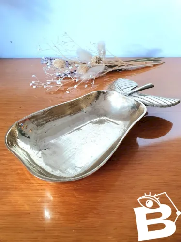 Vide poche poire en laiton vintage