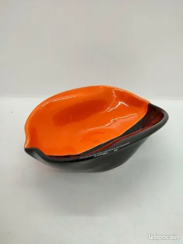 Vide poche vintage original non signe mais dans le gout de vallauris en bel etat