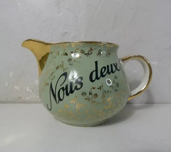 Villeroy & Boch pichet toi moi nous deux vintage