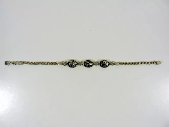 Vintage bracelet argent? L - 19 cm