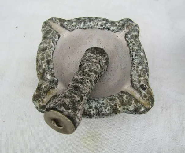 vintage Fat Lava mortier et pilon