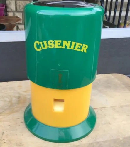 Vintage Sucrier Distributeur de Sucre Publicitaire CUSENIER bistrot cacahuète