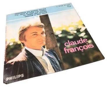 Vinyle 45 tours Claude François Amoureux du monde entier ​(1966) Philips Medium 437.249 BE