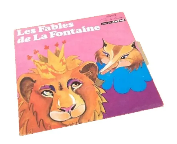 Vinyle 45 tours Mary Marquet Les fables de La Fontaine (1972)