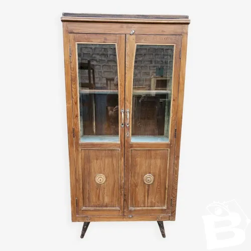 Vitrine Art déco en teck