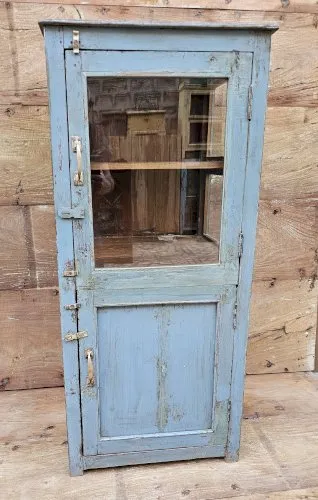 Vitrine carrée en teck