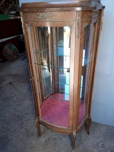 Vitrine etagere style Louis XV ep mi XXem