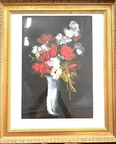 Vlaminck Le Bouquet Sauvage lithographie signée Atelier Crommelynck 221/250