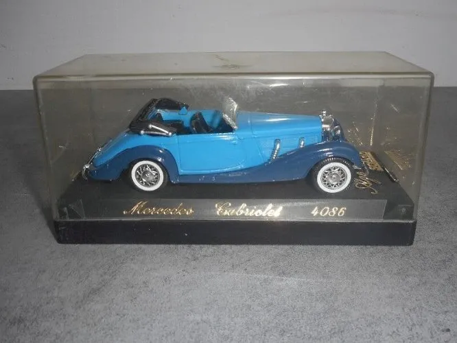 VOITURE MERCEDES CABRIOLET 4086 SOLIDO N° 37