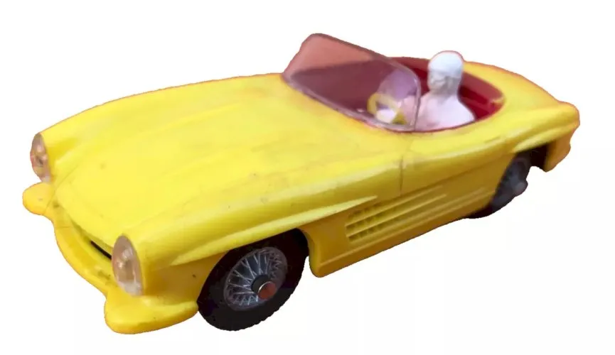 Voiture miniature Circuit Mercedes 300SL Cabriolet (1963) Jouef for playcraft Roues avant directionnelles Echelle : 1/43