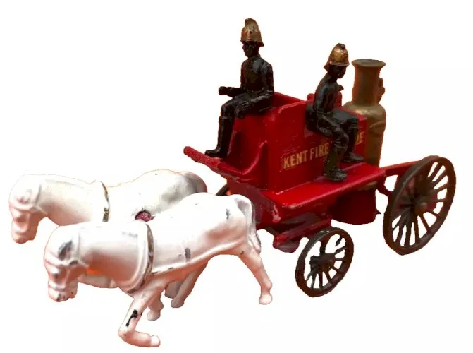 Voiture miniature Matchbox by Lesney Models of Yesteryay Kent Fire Brigade Shand Manson Horse Drawn Fire Engin