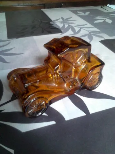 Voiture Packard roadster en verre collection avon