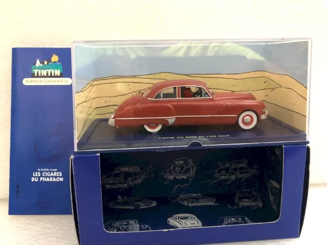 voiture Tintin au pays de l'or noir 1/43 Buick Certificat Atlas Herge vehicule