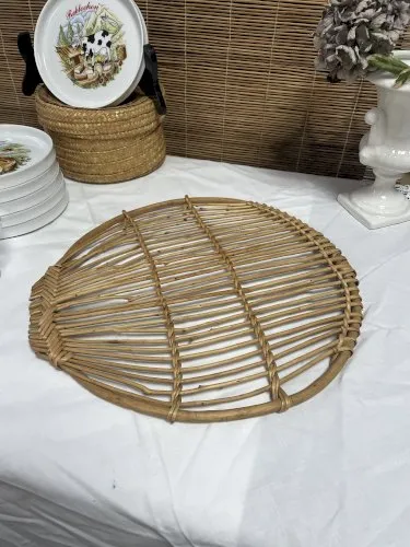 Volette en osier diamètre 30 cm Accessoires de table