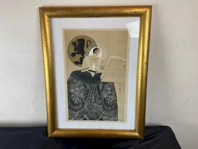 YAN B. DYL Art déco Mode Dentelle Points gaze flamands 1927