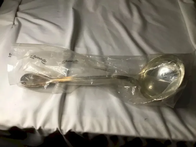 yd Louche Alfenide par CHRISTOFLE modèle au filet