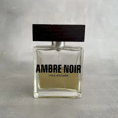 YR YVES ROCHER Ambre Noir EDT 50ml spray vaporisateur entamé à moitié