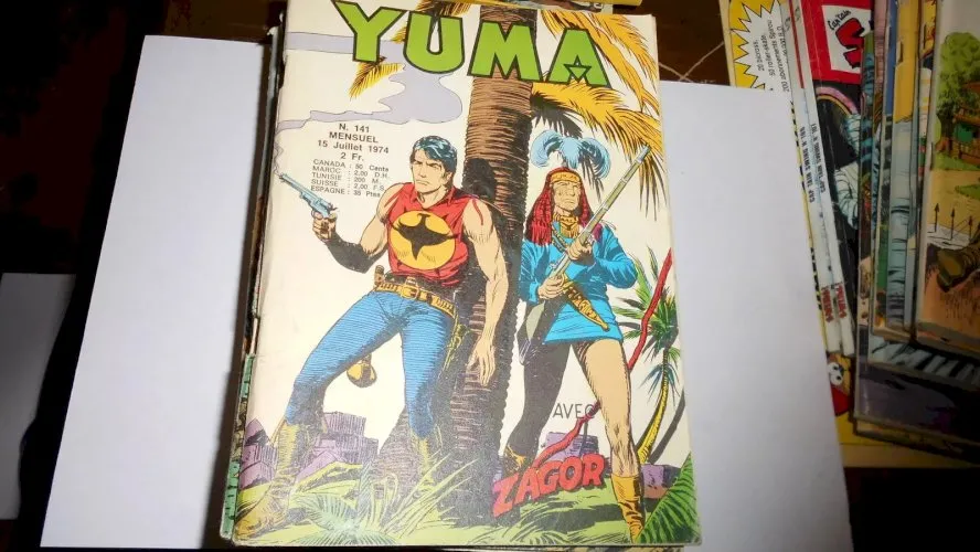 YUMA N° 141 avec ZAGOR et le petit ranger LUG