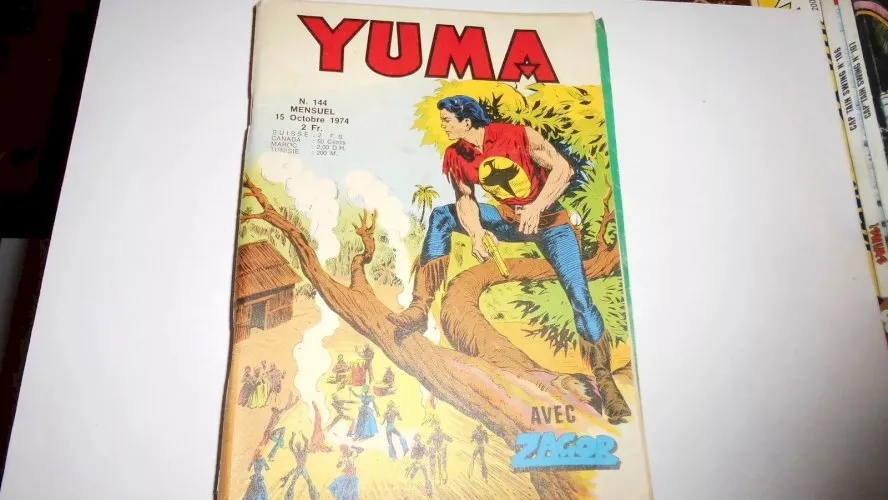 YUMA N°144 avec ZAGOR et le petit ranger LUG